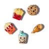 Jibbitz™ charms bad but cute foods 5 pack - CROCS