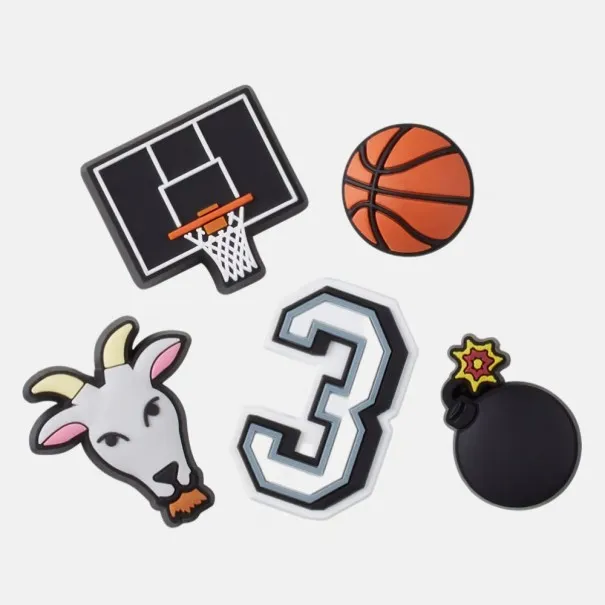 Jibbitz™ charms basketball star 5 pack - CROCS Jibbitz™ charms basketball star 5 pack - CROCS
