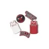 Jibbitz™ charms nba chicago bulls 5pck - CROCS