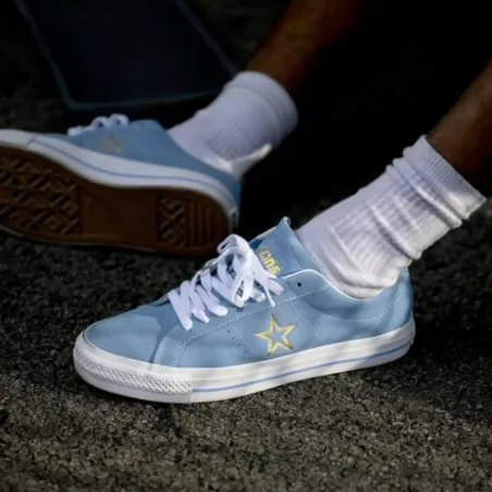 Converse - One Star Pro en daim – Bleu - CONVERSE