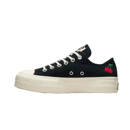 Converse Femme – Women's Chuck Taylor All Star Lift OX "Cherries" – Noir - CONVERSE