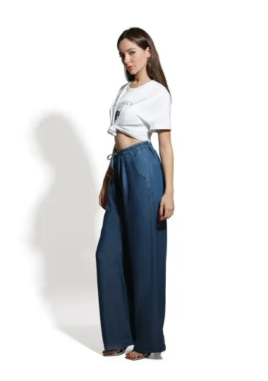 Pantalon large en denim - Billiorich