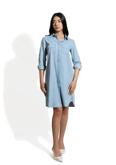 Robe-Chemise En denim - Billiorich
