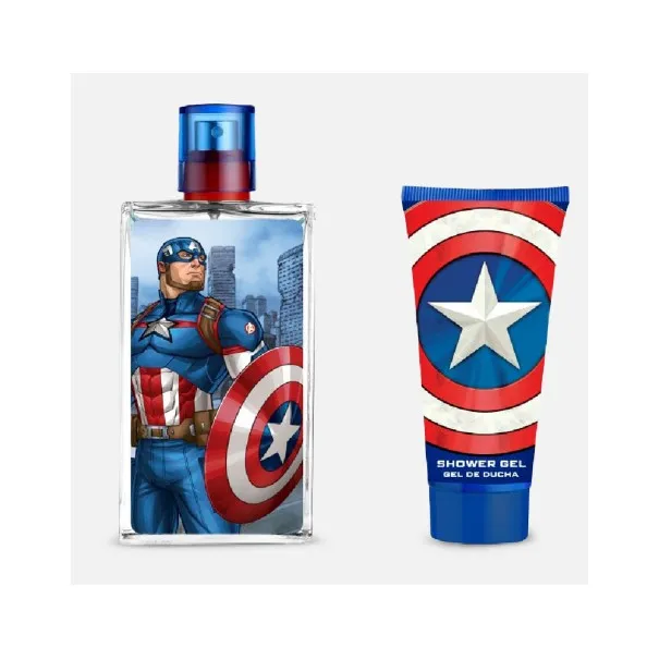 Coffret Parfum Enfant Disney  MARVEL CAPTAIN AMERICA 100ml - DISNEY