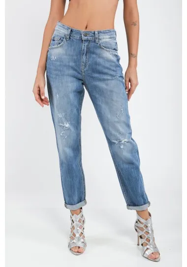 Jean boyfriend en denim - Billiorich