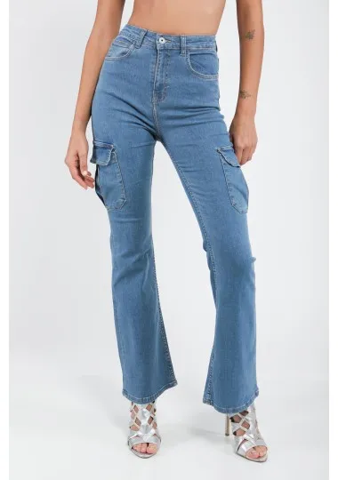 Jean flare en denim - Billiorich