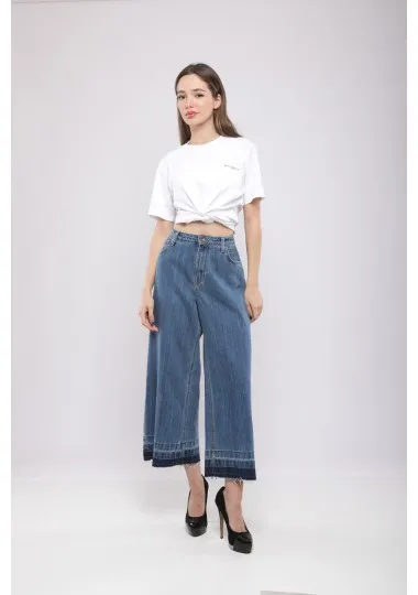 Pantalon large en denim - Billiorich