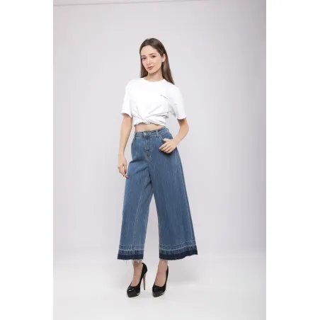Pantalon large en denim - Billiorich