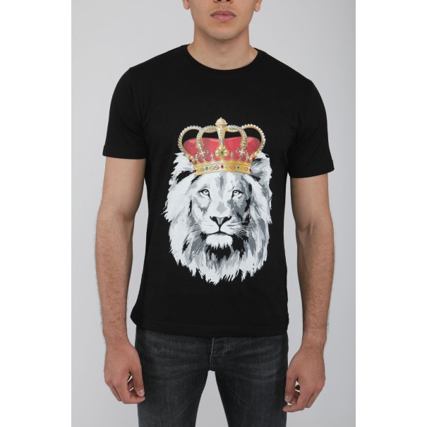 T-shirt col rond Billiorich X Swarovski - Billiorich