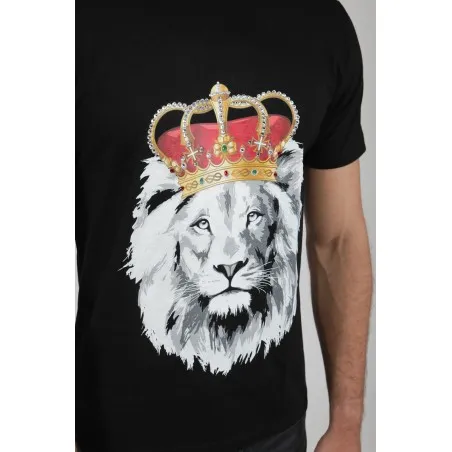 T-shirt col rond Billiorich X Swarovski - Billiorich