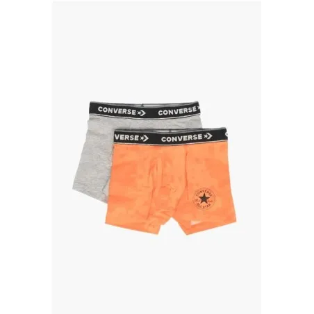 Converse Homme – converse tie dye aop boxer 2pk Orange Gris - CONVERSE