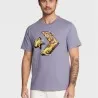 Converse Homme – T-shirt Converse Star Chevron Lizard Graphic – Violet - CONVERSE