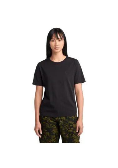 Timberland Femme – T-shirt à manches courtes Timberland – Noir - TIMBERLAND