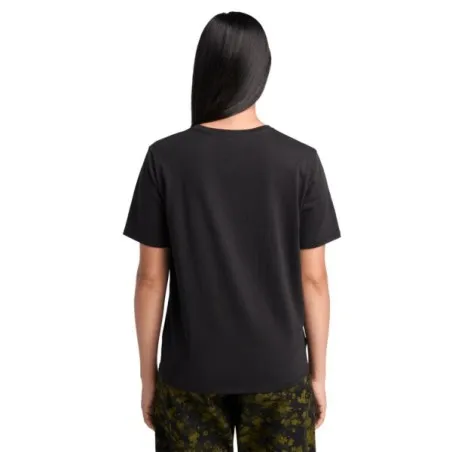 Timberland Femme – T-shirt à manches courtes Timberland – Noir - TIMBERLAND