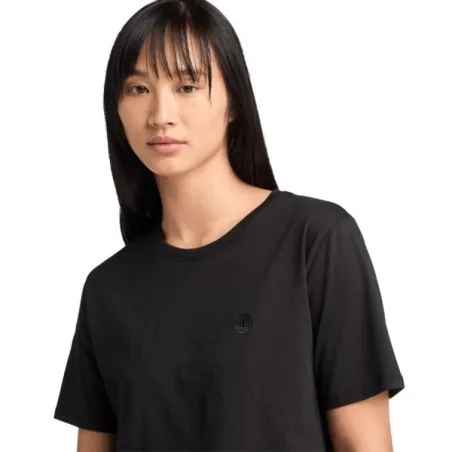 Timberland Femme – T-shirt à manches courtes Timberland – Noir - TIMBERLAND