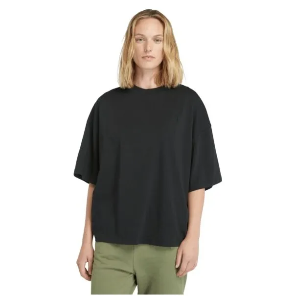 Timberland Femme – T-SHIRT DUNSTAN SURDIMENSIONNÉ – NOIR - TIMBERLAND