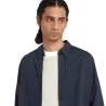 Timberland Homme – CHEMISE À MANCHES LONGUES EN POPELINE EXTENSIBLE – MARINE - TIMBERLAND
