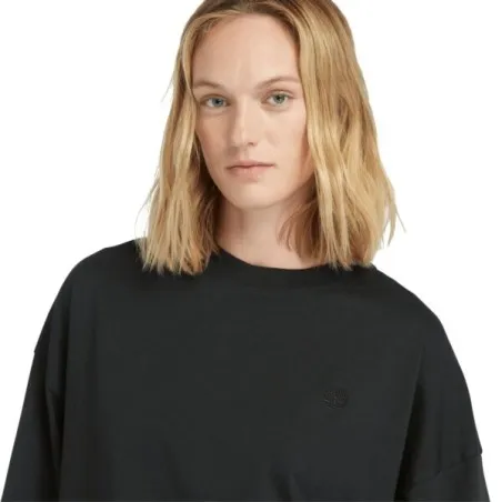 Timberland Femme – T-SHIRT DUNSTAN SURDIMENSIONNÉ – NOIR - TIMBERLAND