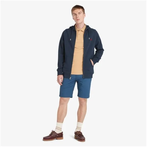 Timberland Homme – Short chino en popeline Timberland – Bleu - TIMBERLAND