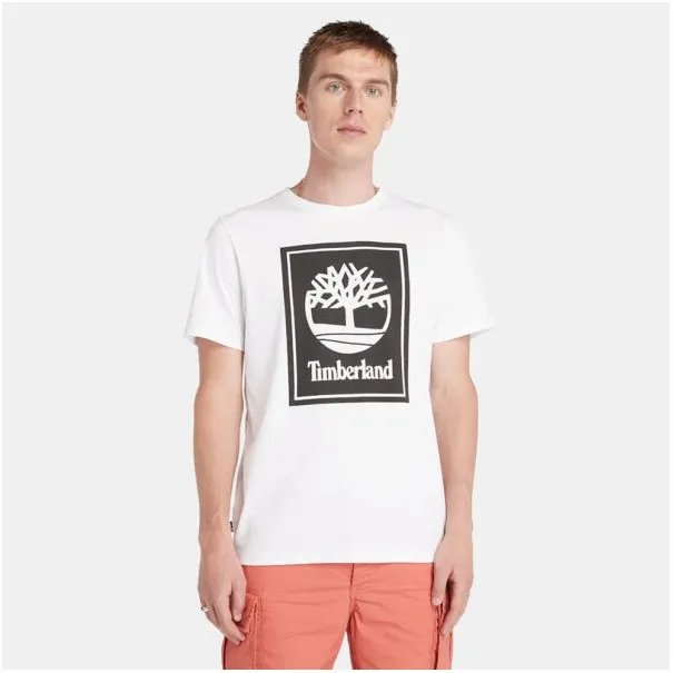 Timberland Homme – Timberland Short Sleeve Tee – Blanc - TIMBERLAND