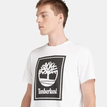 Timberland Homme – Timberland Short Sleeve Tee – Blanc - TIMBERLAND