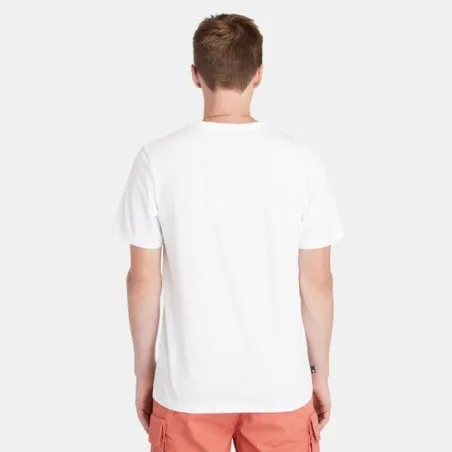Timberland Homme – Timberland Short Sleeve Tee – Blanc - TIMBERLAND