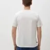 Timberland Homme – T-shirt à manches courtes et logo linéaire camouflage – blanc - TIMBERLAND