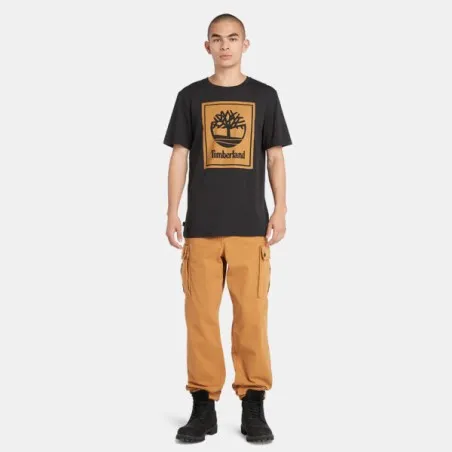 Timberland Homme – T-shirt à manches courtes Timberland – Noir - TIMBERLAND