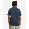 Timberland Homme – T-shirt Timberland Kennebec River Camo Linear Logo – Bleu - TIMBERLAND