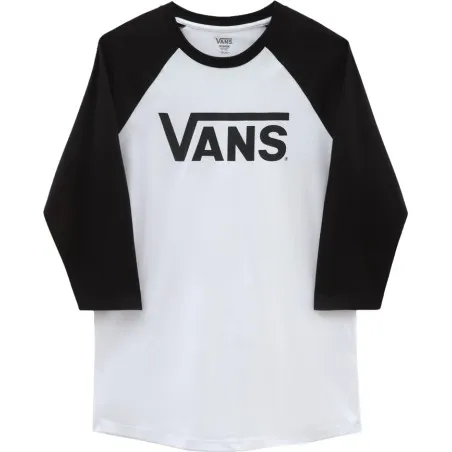Vans Homme – T-shirt Vans Checkered manche courte Blanc/Noir - VANS