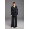 Ensemble Blazer Rayé et Pantalon Palazzo- Estelle Femmes - Estelle