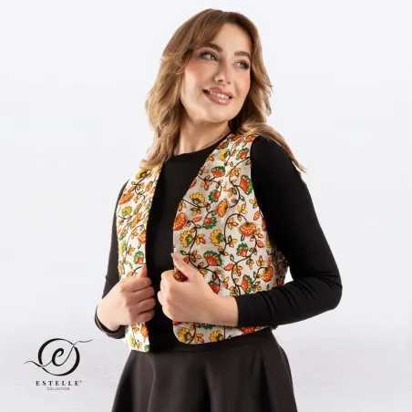 Blazer Cintré Croisé avec Boutons- Estelle Femmes - Estelle