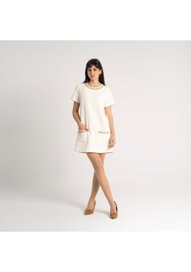 Robe avec Poches Plaquées- Estelle Femmes - Estelle
