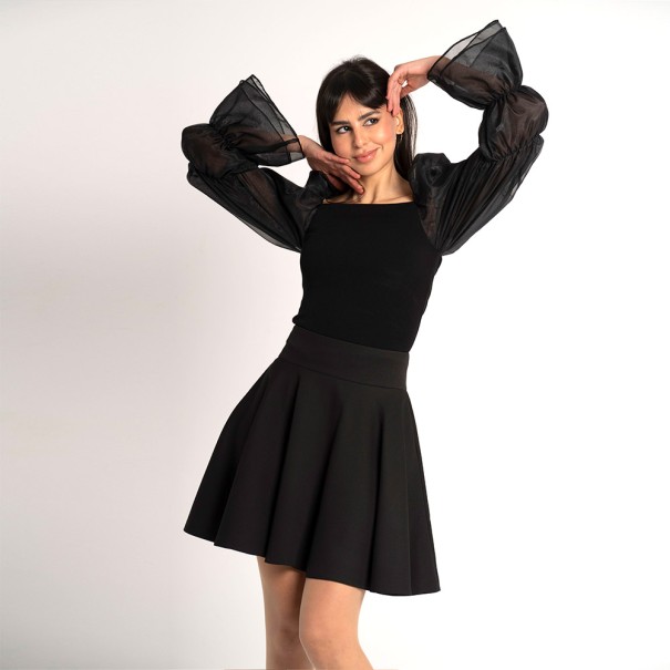 Pull à Manches Bouffantes Élégant- Estelle Femmes - Estelle