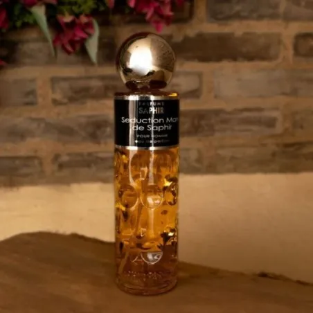 Coffret Parfums Saphir Seduction Man By Saphir : Eau de Parfum 200ml + Eau de Parfum 30ml pour Homme - SAPHIR
