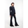 Ensemble Blazer croisé et pantalon flare- Estelle Femmes - Estelle