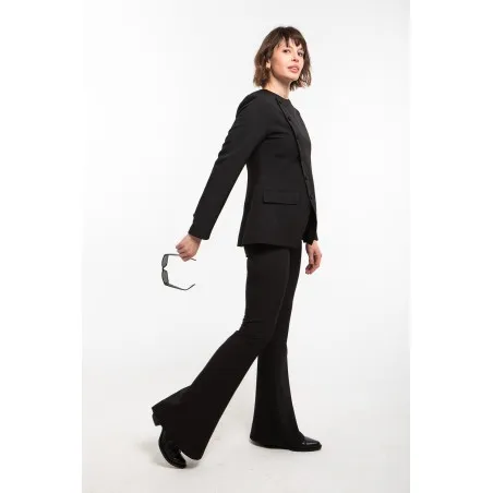 Ensemble Blazer croisé et pantalon flare- Estelle Femmes - Estelle