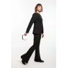 Ensemble Blazer croisé et pantalon flare- Estelle Femmes - Estelle