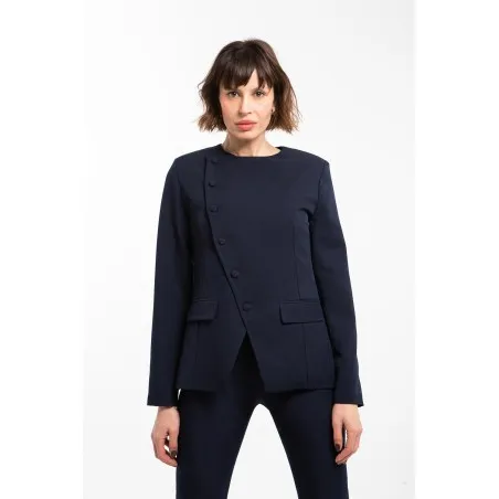 Ensemble Blazer croisé et pantalon flare- Estelle Femmes - Estelle