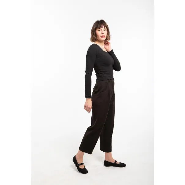 Pantalon structuré à plis- Estelle Femmes - Estelle
