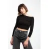 Top asymétrique à manches longues- Estelle Femmes - Estelle