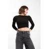 Top asymétrique à manches longues- Estelle Femmes - Estelle