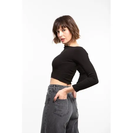 Top asymétrique à manches longues- Estelle Femmes - Estelle