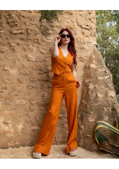 Pantalon en Lin Léger- Estelle Femmes - Estelle