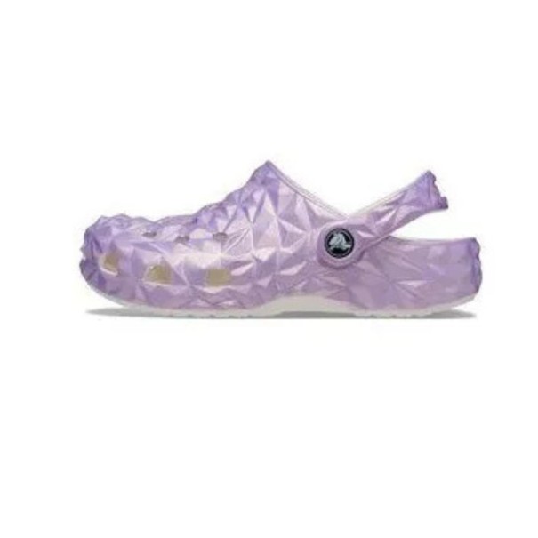Crocs Enfant – Sabots géométriques irisés classiques – Violet - CROCS
