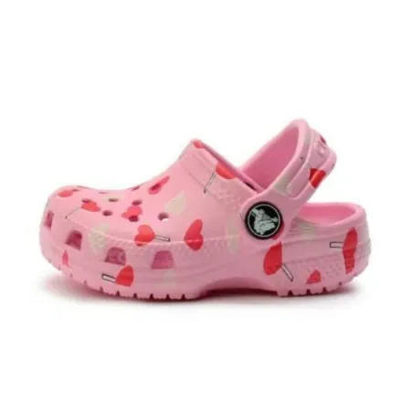 Crocs Enfant -SABOT CLASSIQUE – Rose COEUR - CROCS
