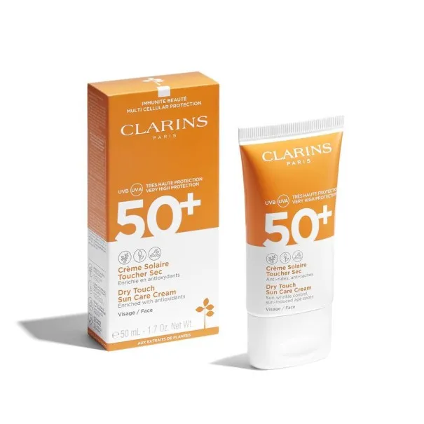 Crème Solaire visage CLARINS  CLARINS CRÈME SOLAIRE  UVA/UVB 50+ 50ML - CLARINS