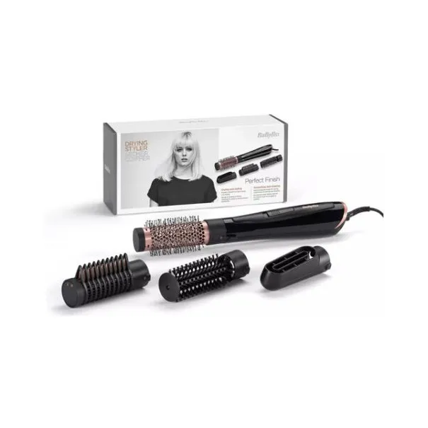 Babyliss  Brosse Soufflante 1000W Noir Ionic 4 Accessoires - Babyliss