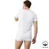 Pack de 3 T-Shirt Col Rond Blanc en Coton - B2FWEAR