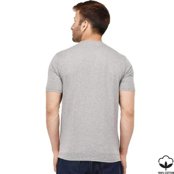 Pack de 3 T-Shirt Col Rond Gris Coton - B2FWEAR